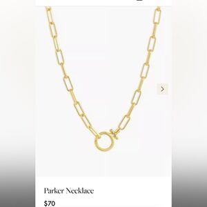 Gorjana Paperclip Parker Necklace 18”